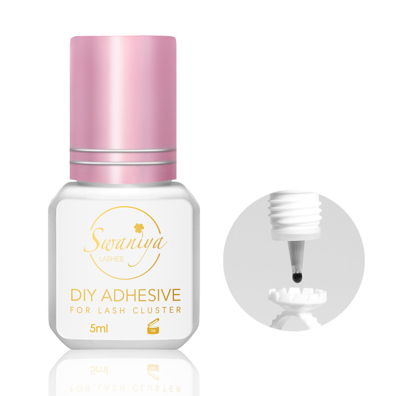 مكونات آمنة لغراء الرموش الخاطئ